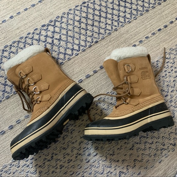 Sorel Brown Caribou Winter Insulated Boots - Picture 4 of 9